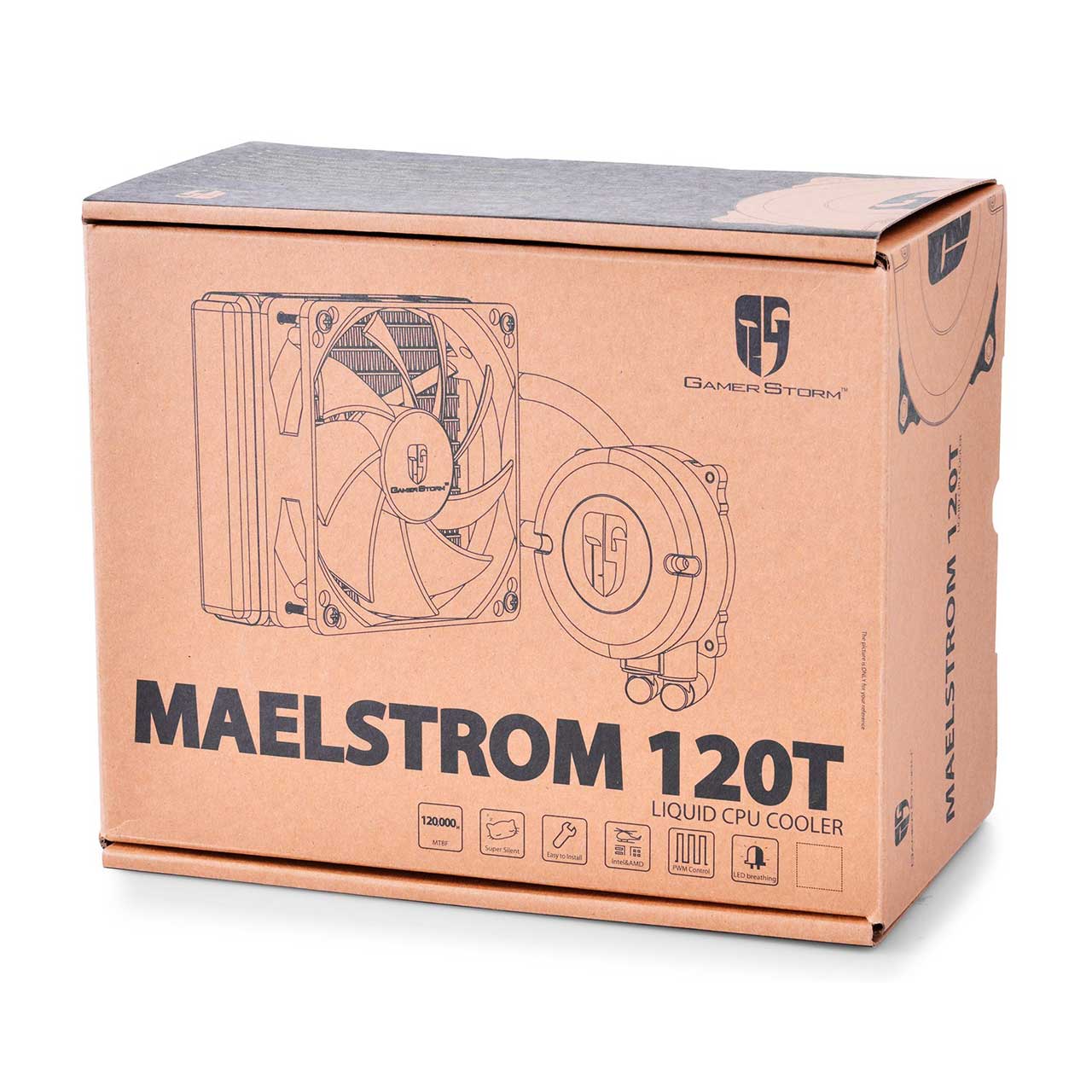 خنک کننده مایع CPU مدل Maelstrom 120T