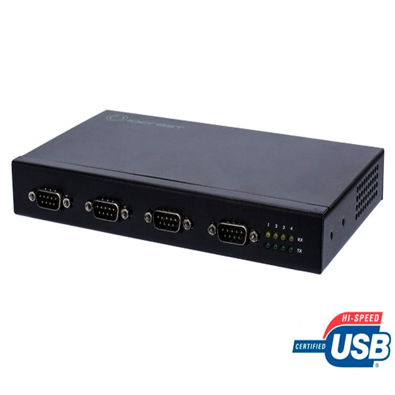 مبدل صنعتی USB به سریال 4 پورت IOCREST مدل IO-U24232C-4S