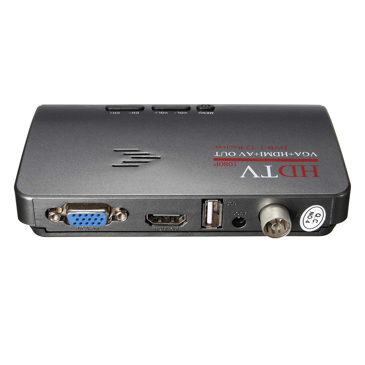 گیرنده دیجیتال DVB-T2 مانیتور و تلوزیون VGA/AV/HDMI