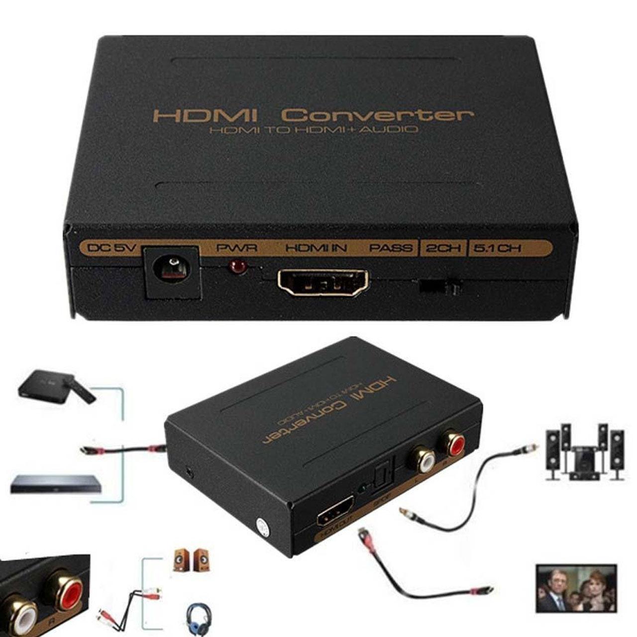 تبدیل HDMI به AUDIO دیجیتال و آنالوگ و HDMI
