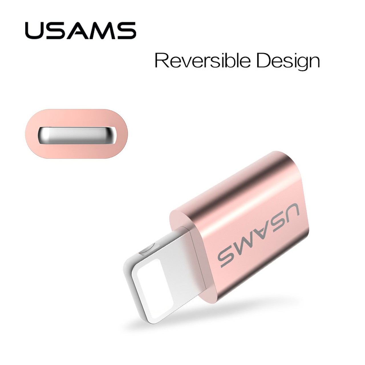 تبدیل MICRO USB ماده به LIGHTNING مارک USAMS