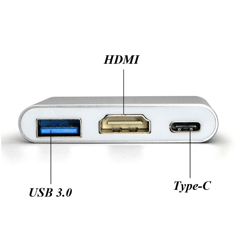 تبدیل Type-C به HDMI و USB 3.0