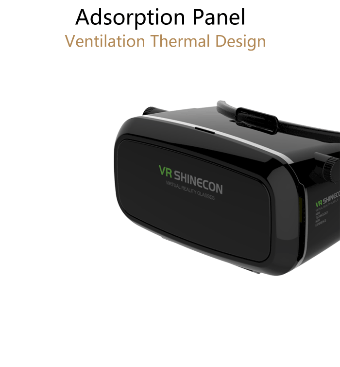 عینک 3 بعدی واقعیت مجازی موبایل مدل VR SHINECON