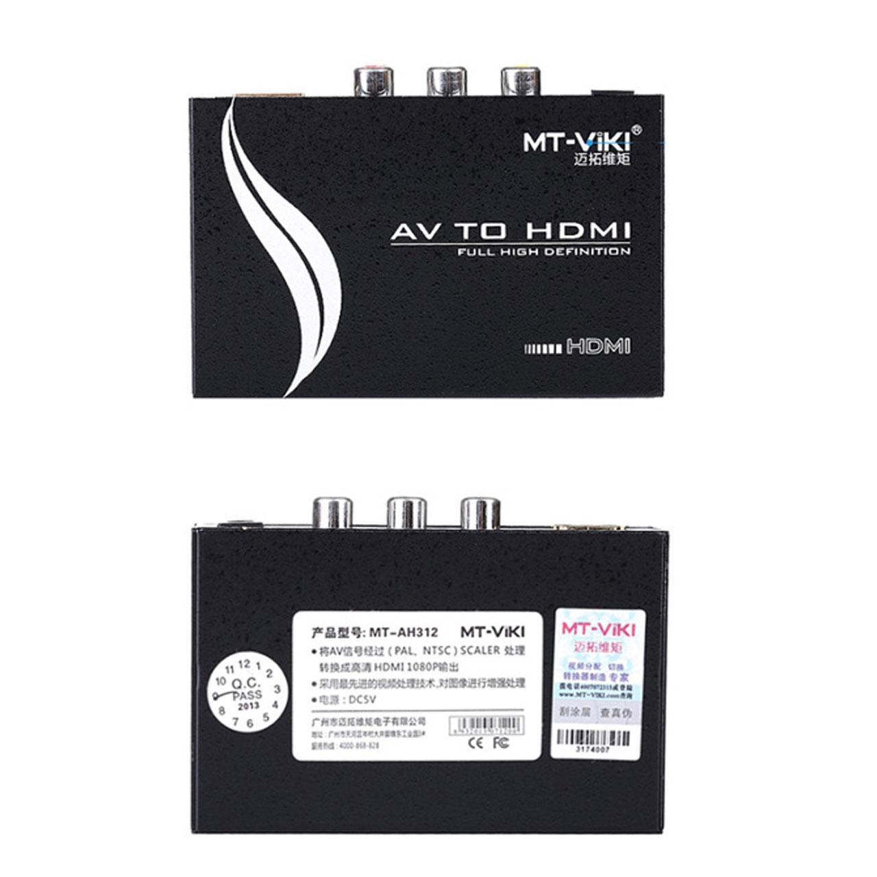 تبدیل AV به HDMI برند MT-VIKI مدل MT-AH312