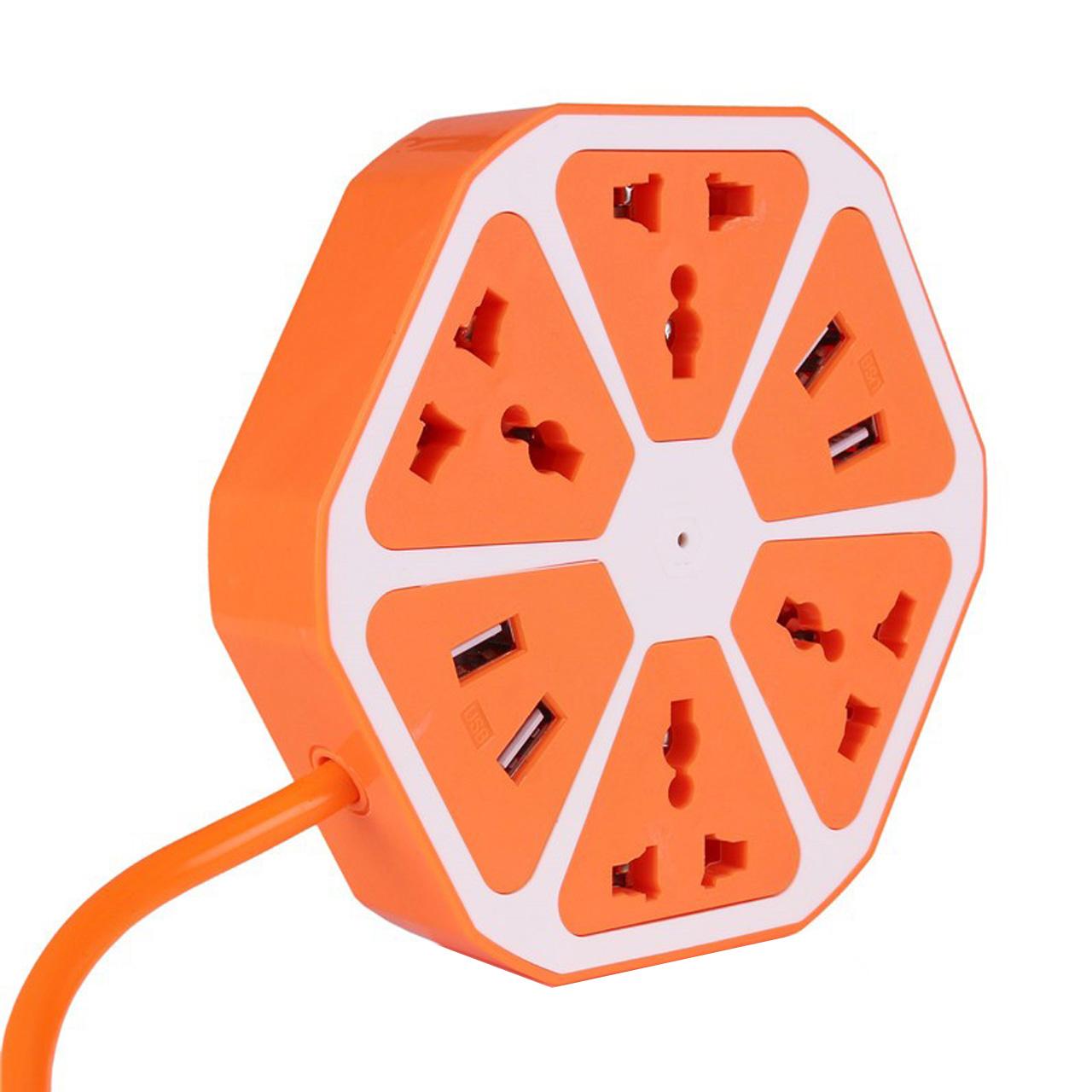 چند راهی برق و شارژر USB برند Hexagon 

Power Strip, Smart 4-Outlet with 4USB Hexagon Socket