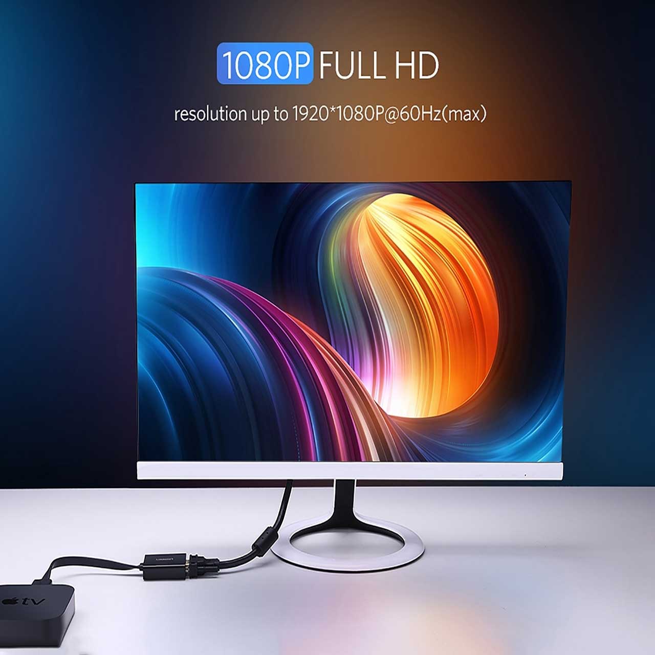 تبدیل HDMI به VGA حرفه ای برند UGREEN mm103 20248 یوگیرین