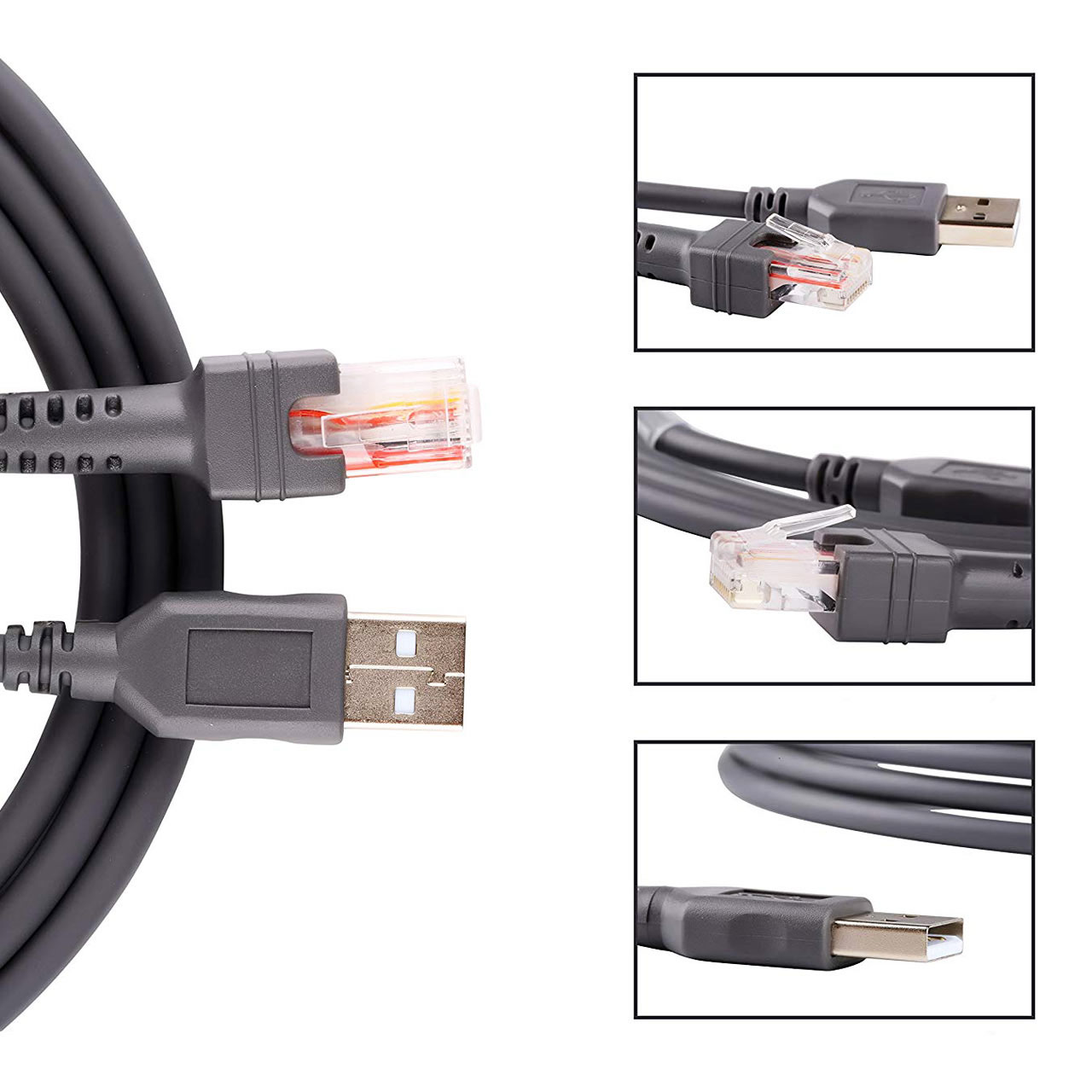 کابل رابط بارکد خوان USB به سوکت 10 پین