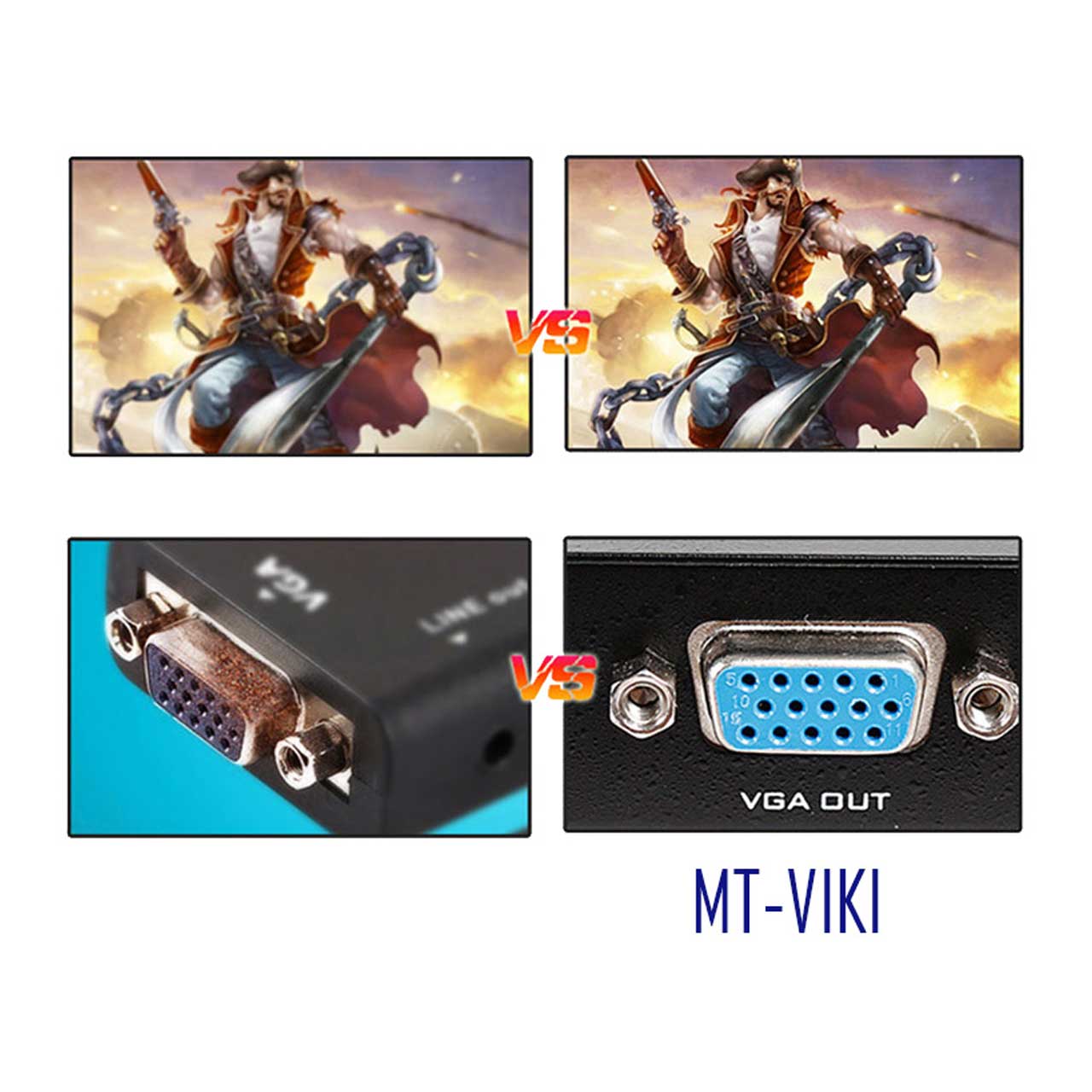 تبدیل HDMI به VGA مارک MT-VIKI مدل MT-HV01