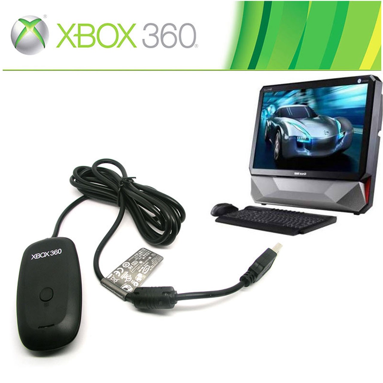 رابط بی سیم دسته XBOX به کامپیوتر XBOX 360 wireless controller Receiver General 