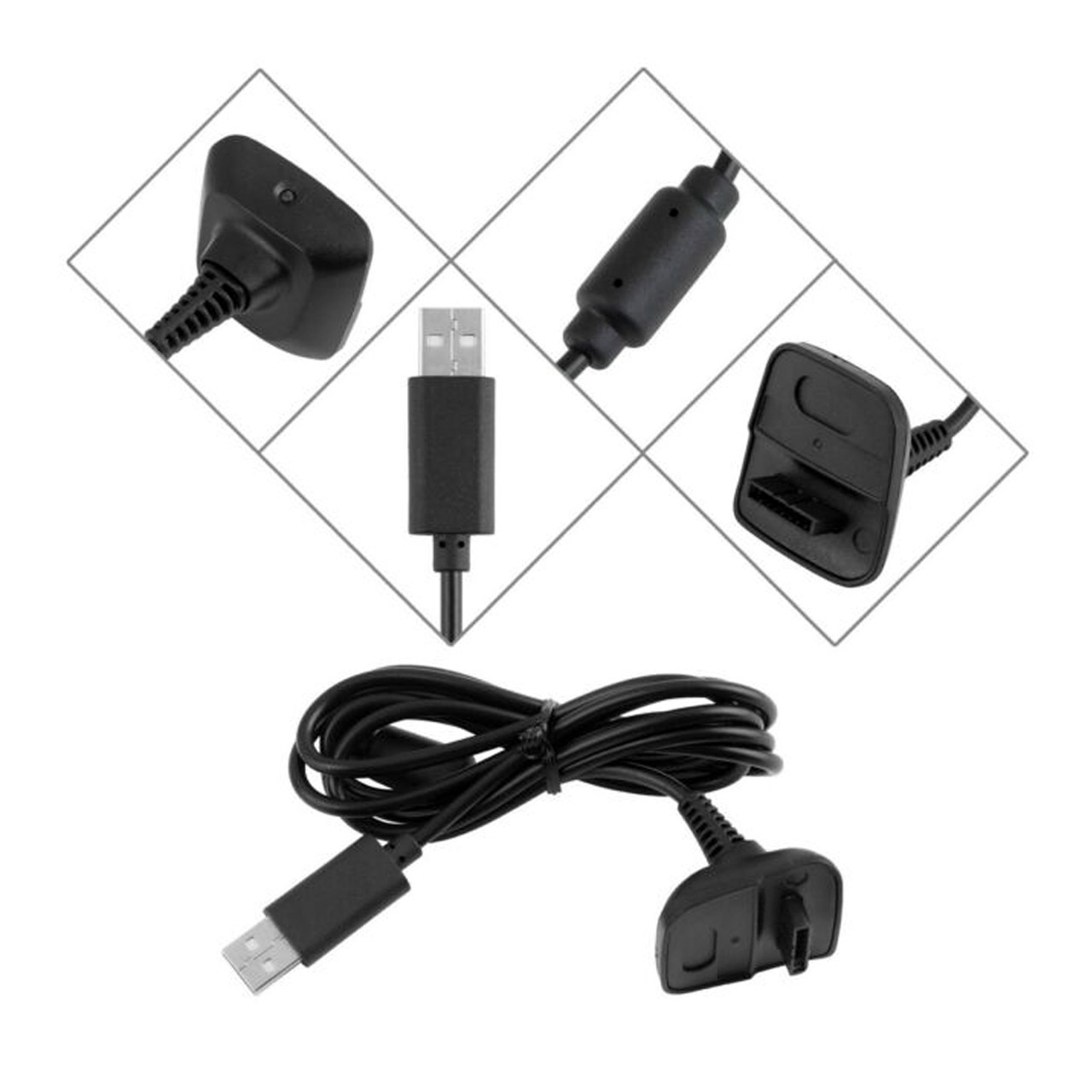 Dedicated Charging and Connecting 2 in 1 Cable for XBox 360