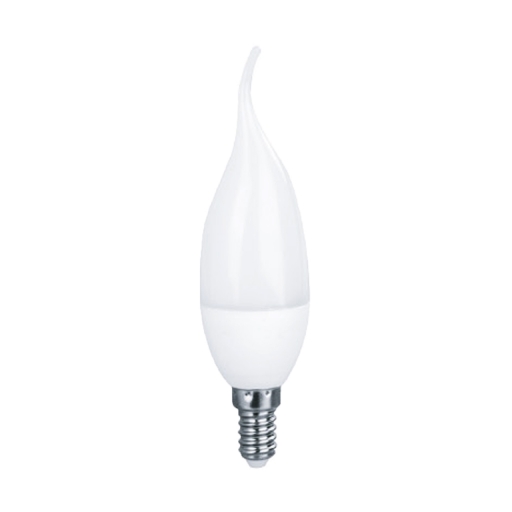 لامپ شمعی و اشکی مات آفتابی برند آینده با سرپیچ E14