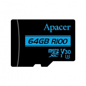 کارت حافظه MicroSDXC برند Apacer مدل UHS-I U3 V3 ظرفیت 64GB