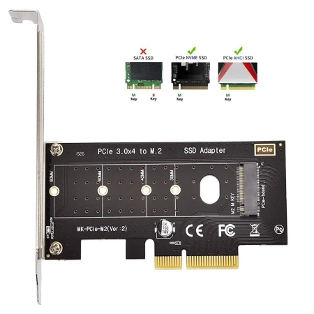 کارت توسعه PCI-e افزایش M.2