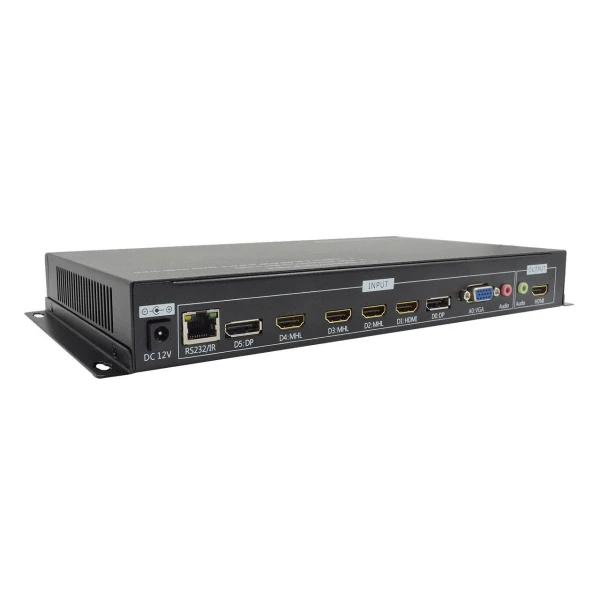 Quad HD Video Multi-Viewer Video Processor 1xVGA 2xDP 4xHDMI with PIP POP