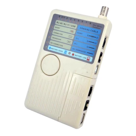 تستر شبکه همه کاره RJ45 / RJ11 / USB / BNC