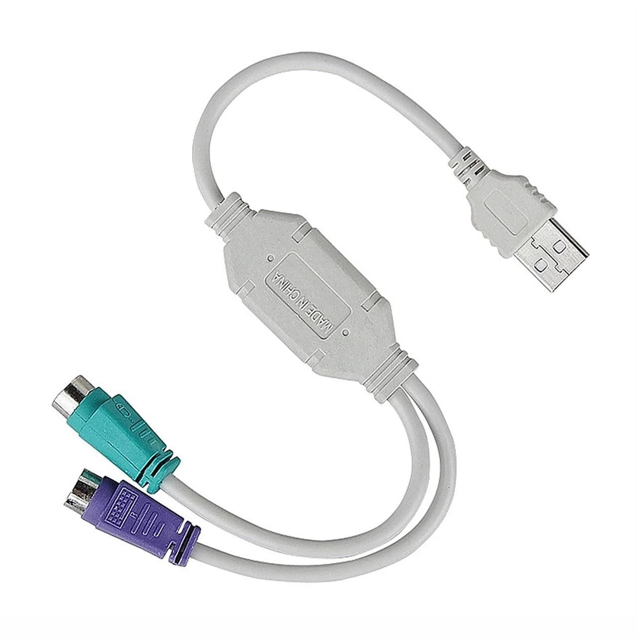 USB-Male-to-Dual-PS2-Female-Mouse-Keyboard-Active-Adapter-Cable-No1-Digik-ir-0330-01 تبدیل USB به PS2 کیبورد و موس