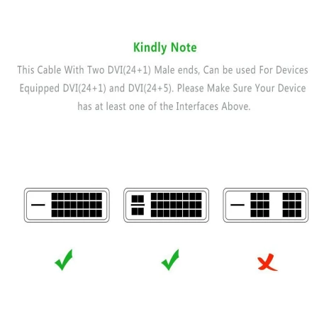کابل DVI-D برند UGREEN