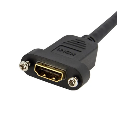 کابل HDMI نر و ماده پنل دار قابل پیچ کردن