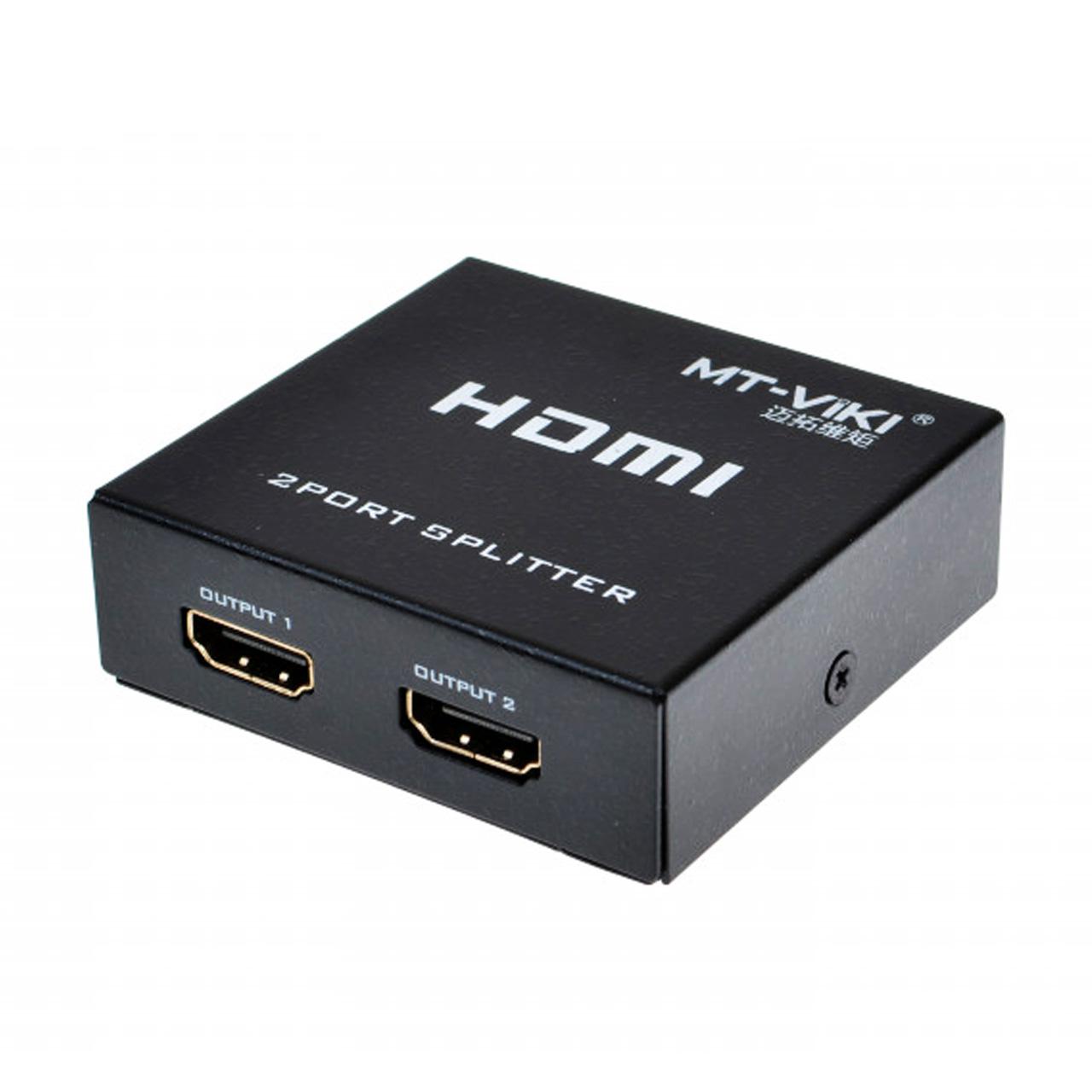 اسپلیتر 1 به 2 پورت HDMI برند MT-VIKI مدل MT-SP102M