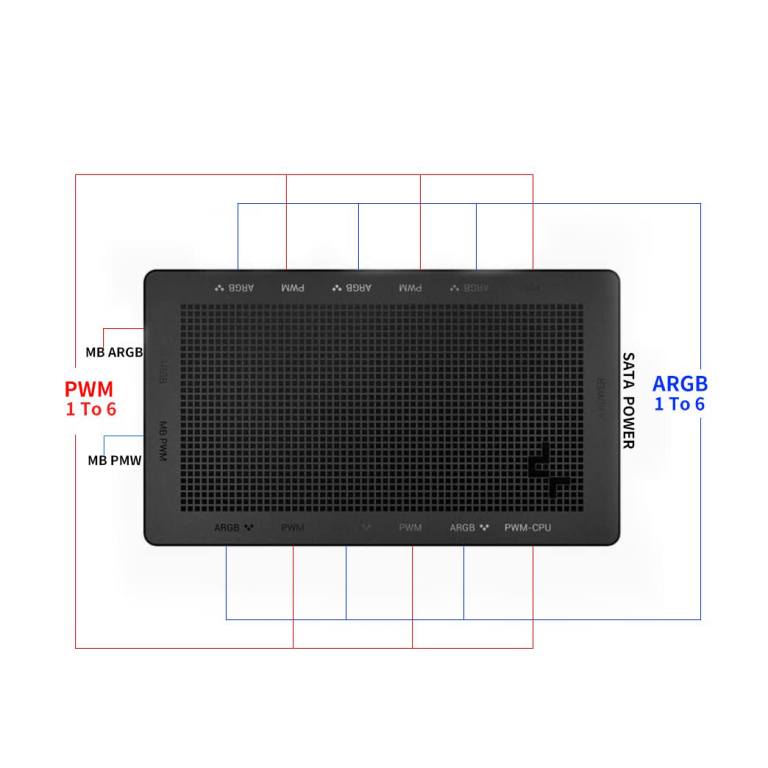  هاب فن 12 پورت دیپ کول مدل SC790