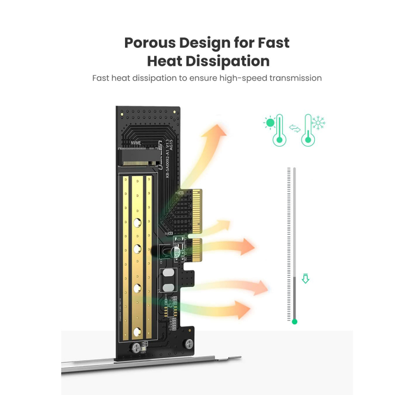 تبدیل M.2 به PCle 3.0 4X یوگرین مدل 70503/CM302