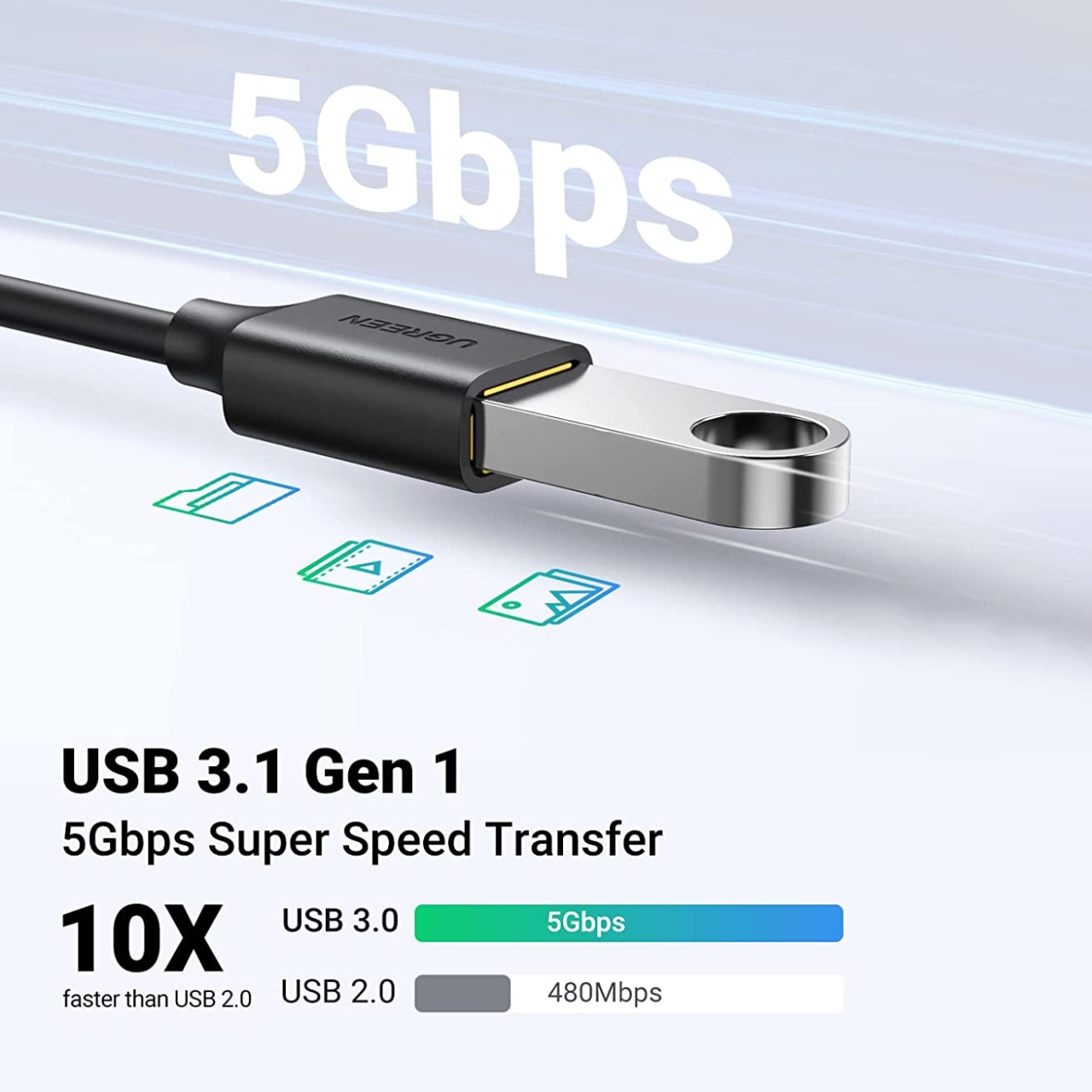 UGREEN US154 OTG Type C To USB 3.0 A/F 30701