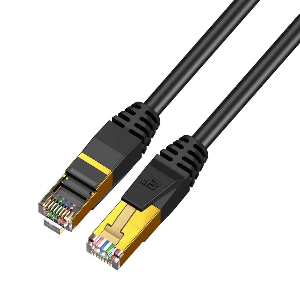 کابل شبکه CAT8 SFTP برند BF PLUS دو متر