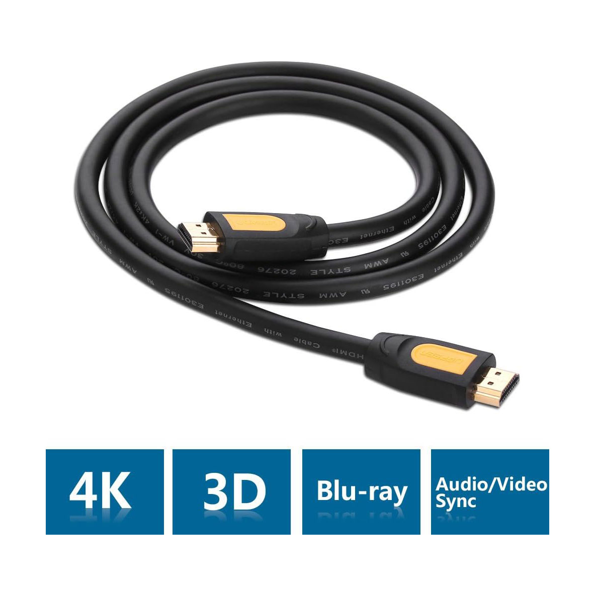 کابل 5 متر HDMI یوگرین مدل 10167/HD101