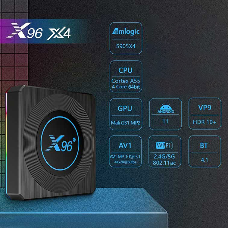 اندروید باکس X96 مدل X4