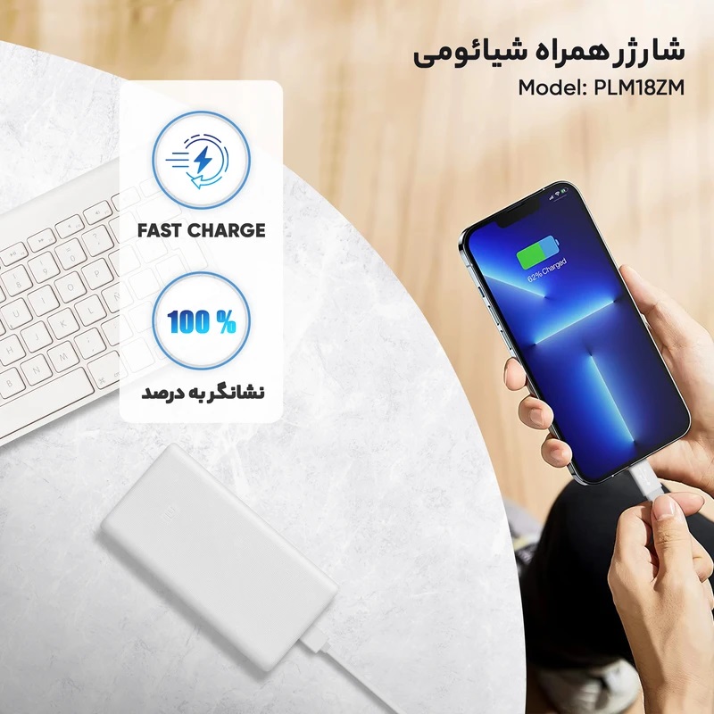 پاوربانک 20000 شیائومی مدل PLM18ZM