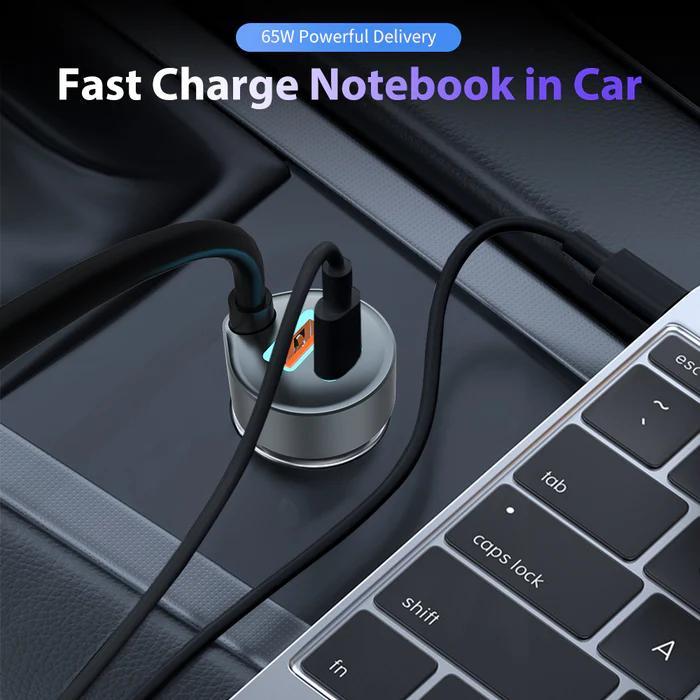 شارژر فندکی 65 وات پرووان مدل PCG27