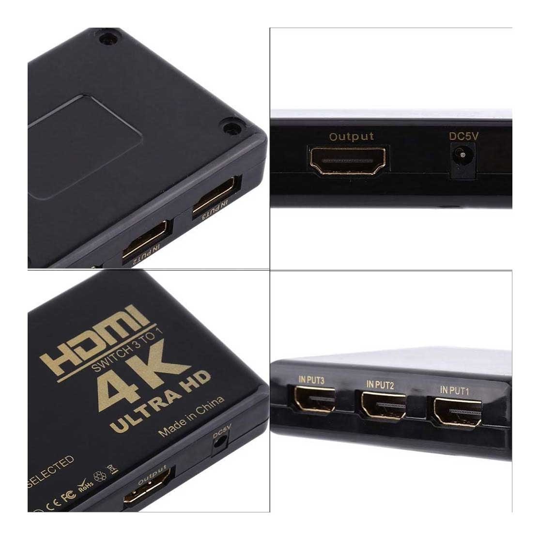 سوییچ 3 به1 HDMI مدل 4K