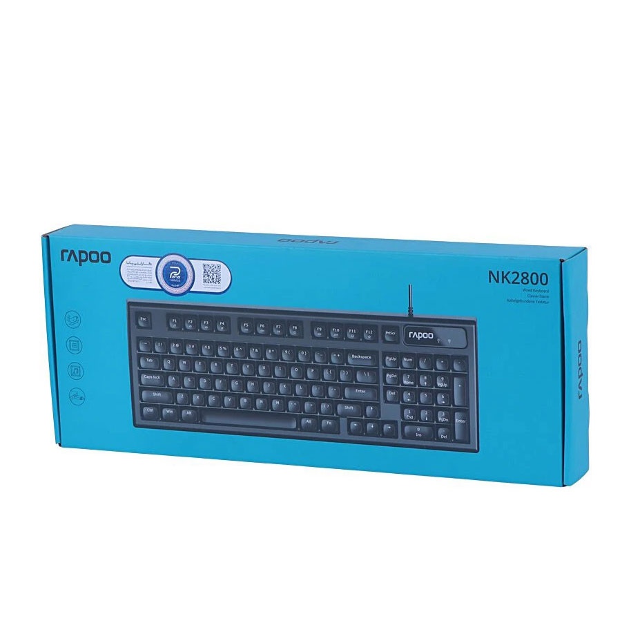 کیبورد با سیم رپو مدل NK2800