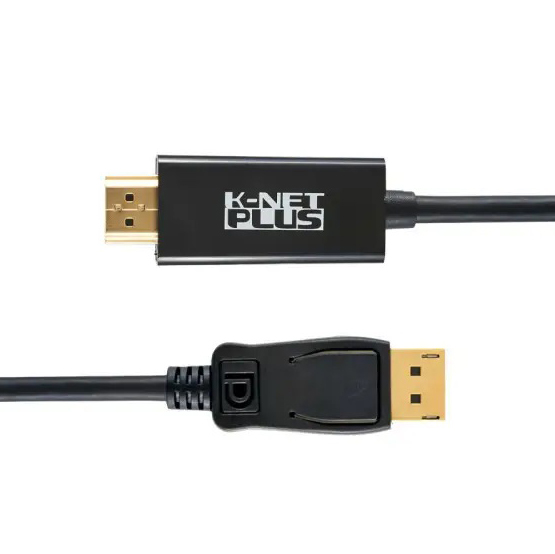 کابل تبدیل DisplayPort به HDMI کی نت پلاس طول 1.8 متر