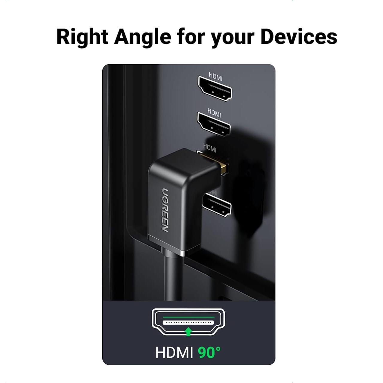 کابل HDMI یوگرین 90 درجه مدل HD103-10172
