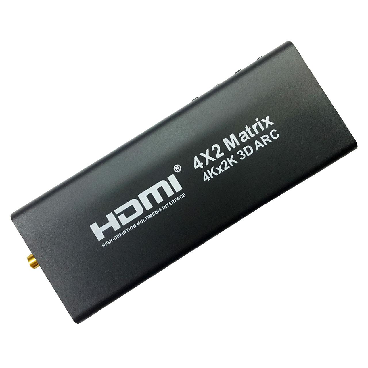 سوییچ ماتریکس 4×2 HDMI مدل AYM42V14 

HDMI MATRIX Signal Converter AYM42V14