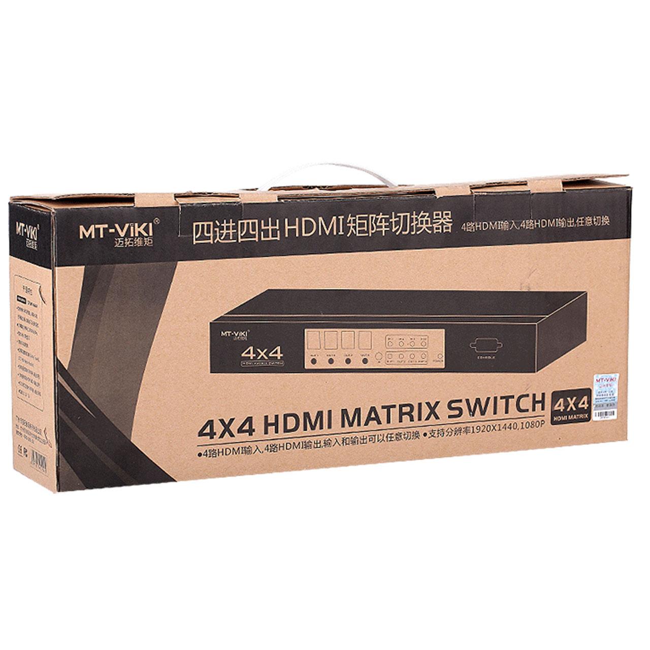 سوییچ ماتریکس HDMI 4K 4X4  مدل MT-VIKI