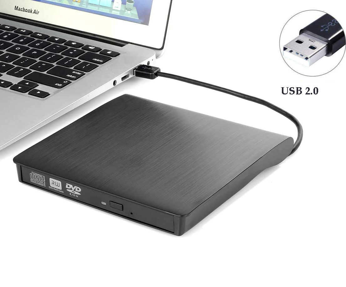 باکس DVD رایتر لپ تاپ نرمال USB 2.0