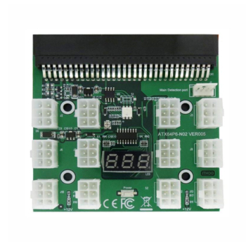 برد بریک اوت توزیع پاور سرور Server PSU Breakout Board مدل ATX64P6-N02