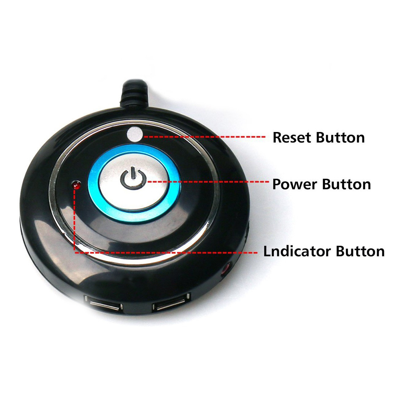 دکمه ریست و پاور اکسترنال به همراه پورت USB و صدا