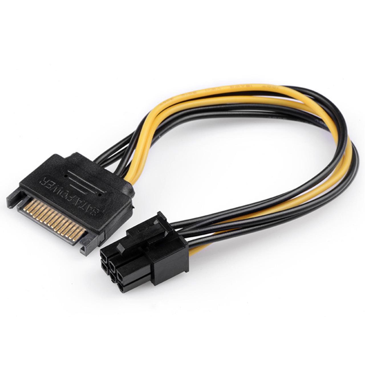 تبدیل برق ساتا به 6 پین گرافیک 

Cable PCI Express SATA to 6 pin