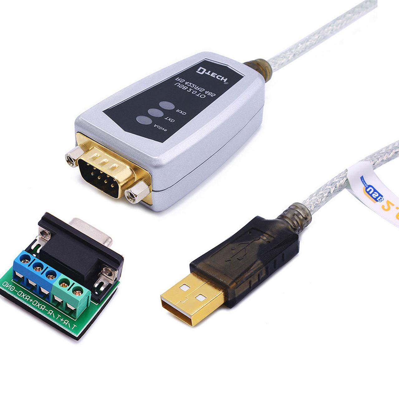تبدیل USB به RS422 / RS485 برند DTECH 

DTECH USB to RS485 / RS422 Serial Converter Adapter Cable FTDI Chip