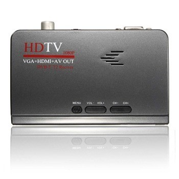 گیرنده دیجیتال DVB-T2 مانیتور و تلوزیون VGA/AV/HDMI