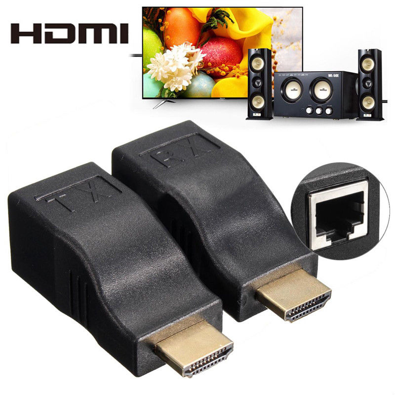افزایش طول 30 متری HDMI تحت شبکه با کیفیت 4K