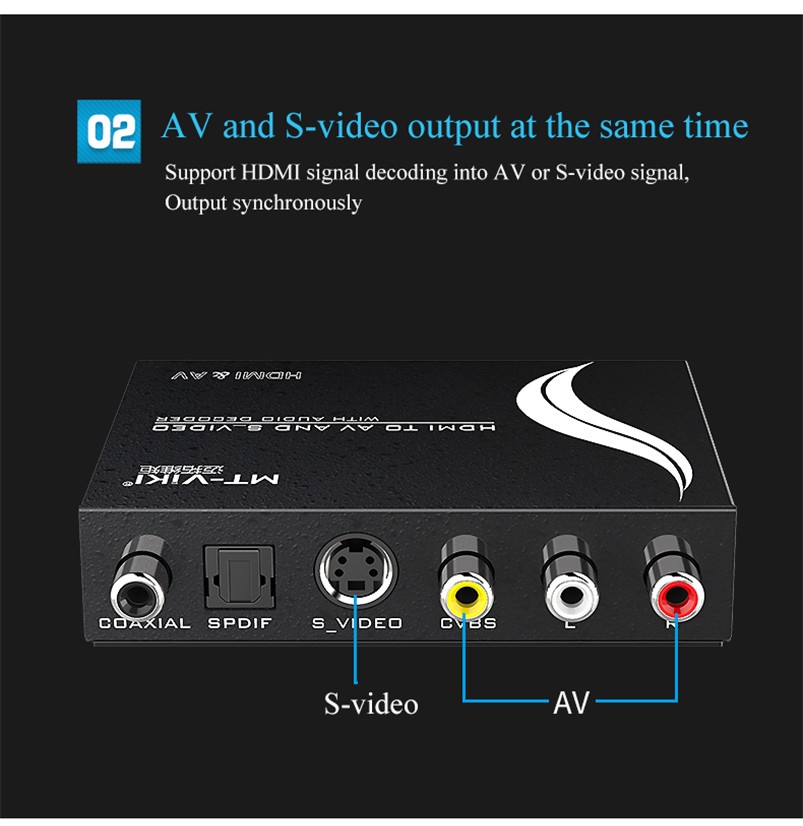 تبدیل HDMI به AVI حرفه ای برند MT-VIKI مدل MT-HAV13