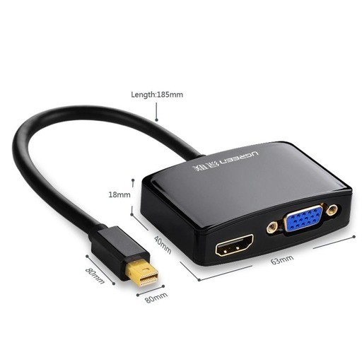 مبدل Mini Display Port به دو پورت HDMI 