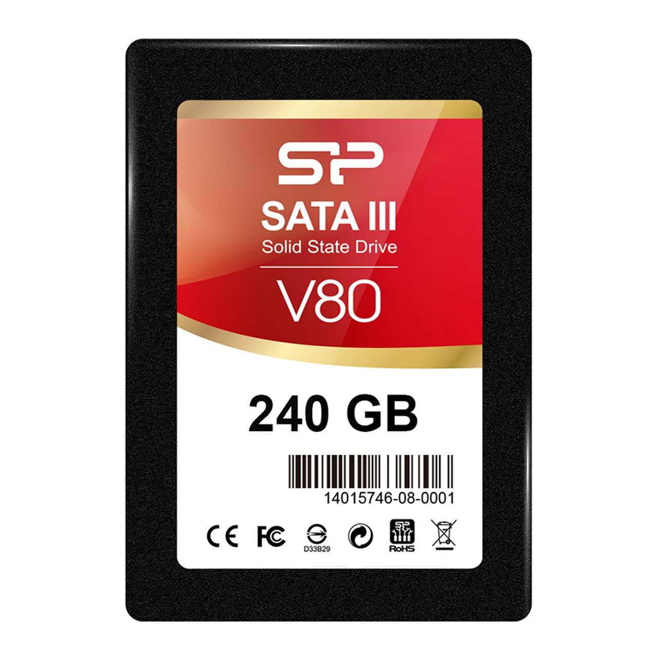 حافظه SSD برند Silicon Power مدل V80 ظرفیت 240 گیگابایت 

Silicon Power V80 SATA III SSD - 240GB