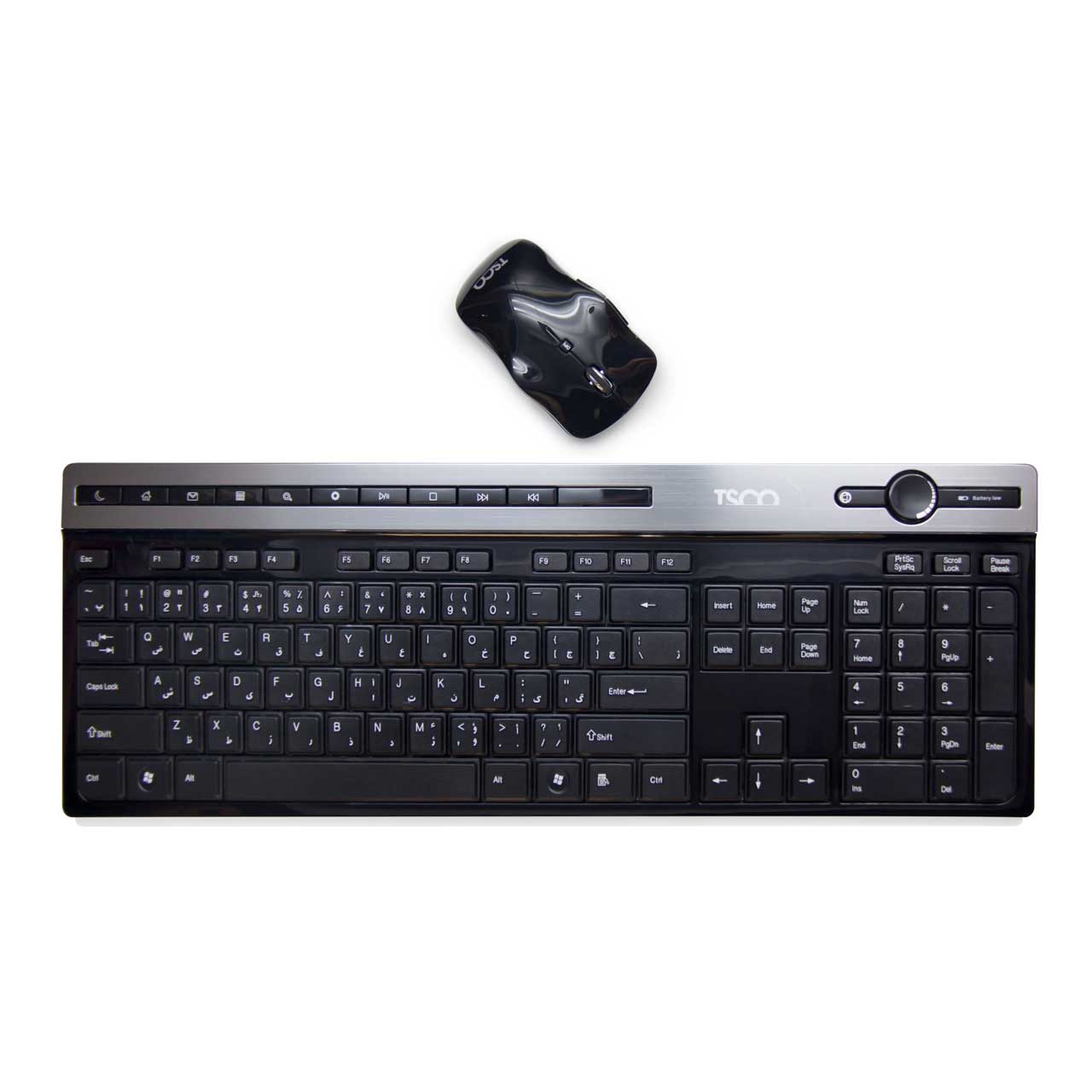 کیبورد و موس بی سیم برند TSCO مدل TKM7106W 

TSCO Keyboard&Mouse TKM7106W