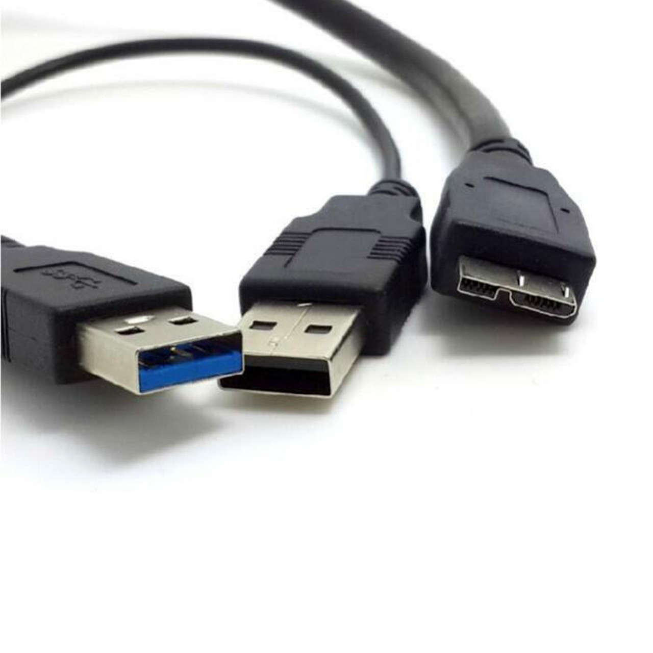 کابل هارد اکسترنال USB3 به صورت Yشکل