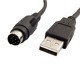 USB to RS422 PLC Programming Cable for Mitsubishi USB-SC09 FX